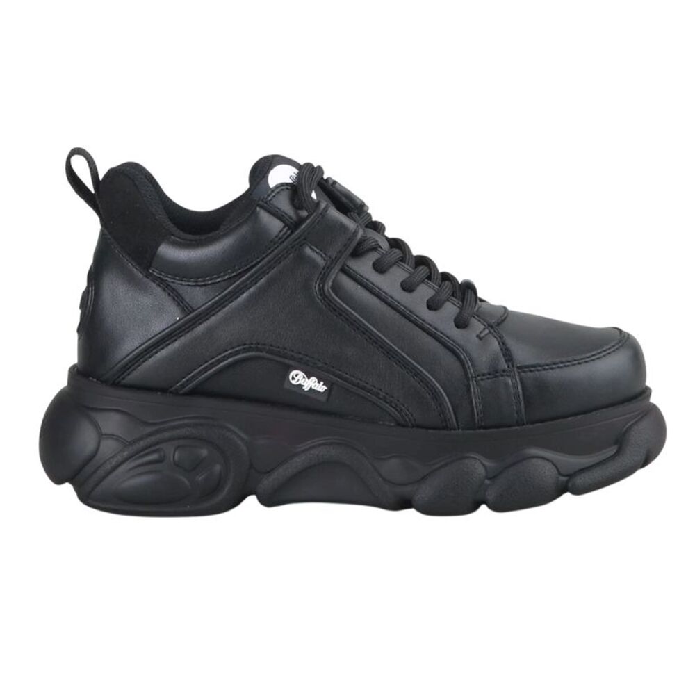 Buffalo Womens/Ladies Platform Sneakers / Black